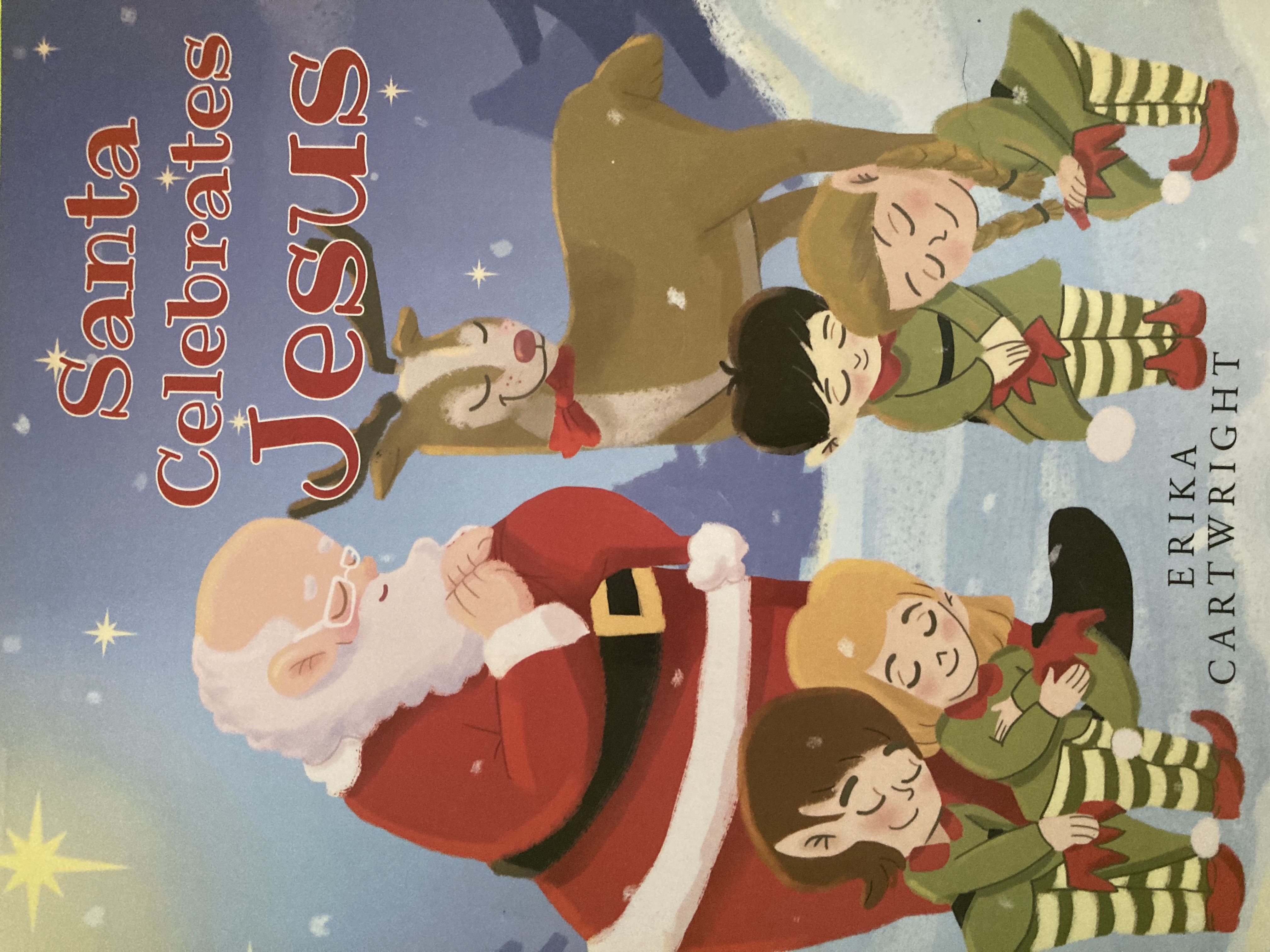 Santa celebrates Jesus 
