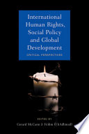International Human Rights, Social Policy & Global