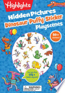Dinosaur Hidden Pictures Puffy Sticker Playscenes